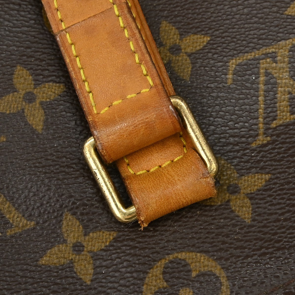Louis Vuitton Cabas Mezzo Monogram Canvas Brown Canvas Shoulder Bag Bag (Pre-Owned)