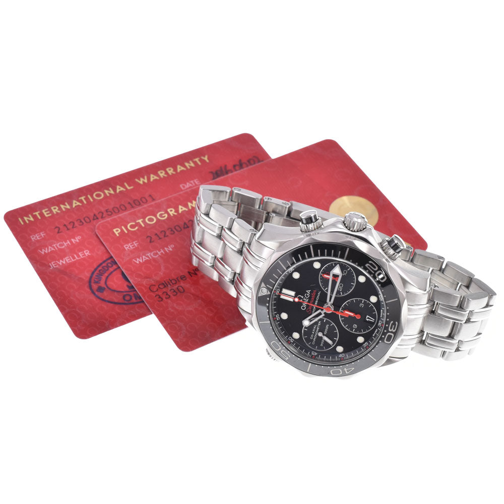 Omega Seamaster Diver 300M Chronometer Chronograph Automatic Stainless Steel Watch (Pre-Owned)