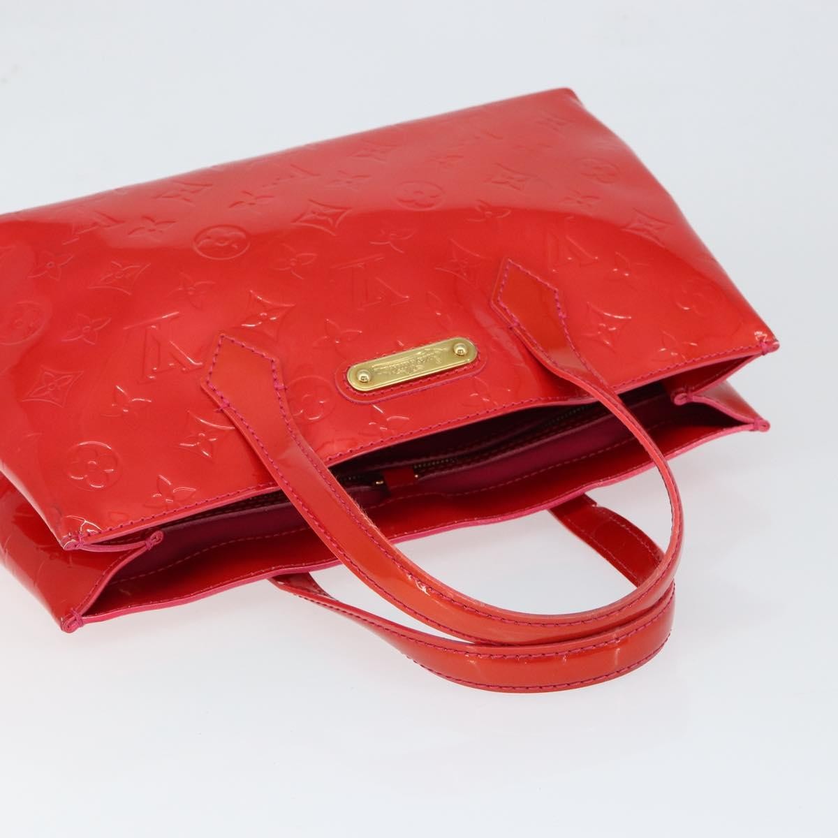Louis Vuitton Wilshire Monogram Vernis Pink Patent_Leather Handbag (Pre-Owned)