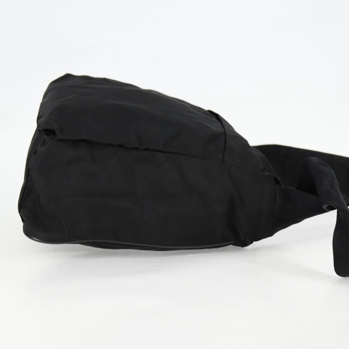 Prada Vintage Tessuto Black Nylon Shoulder Bag Bag (Pre-Owned)