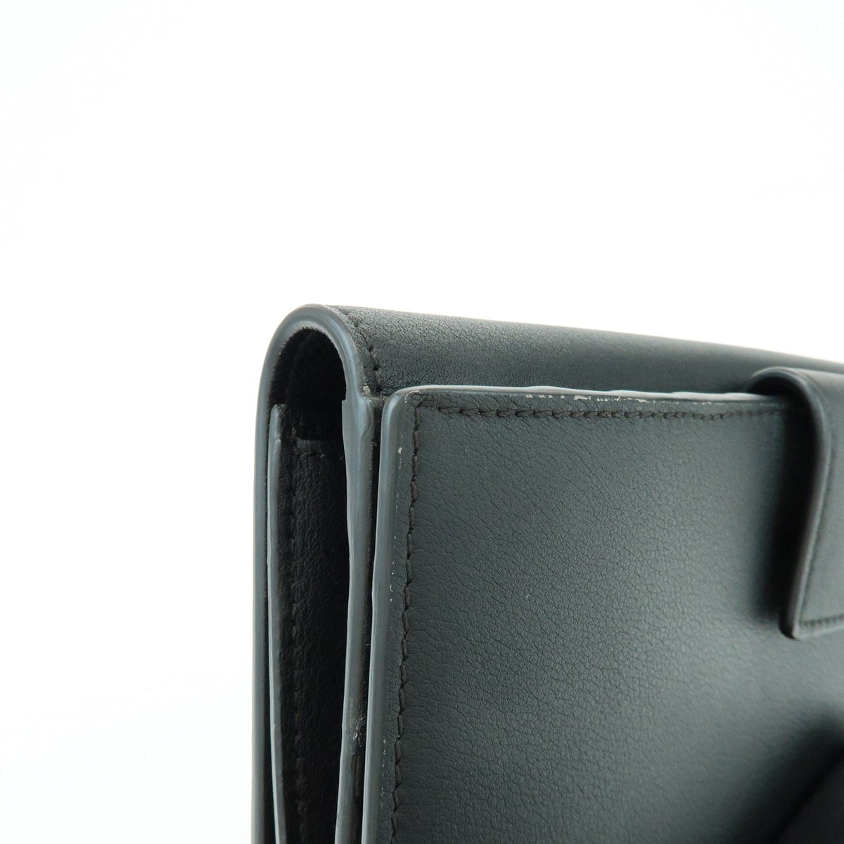 Fendi Selleria Peekaboo Leather Black Leather Wallets Accessory (Pre-Owned)