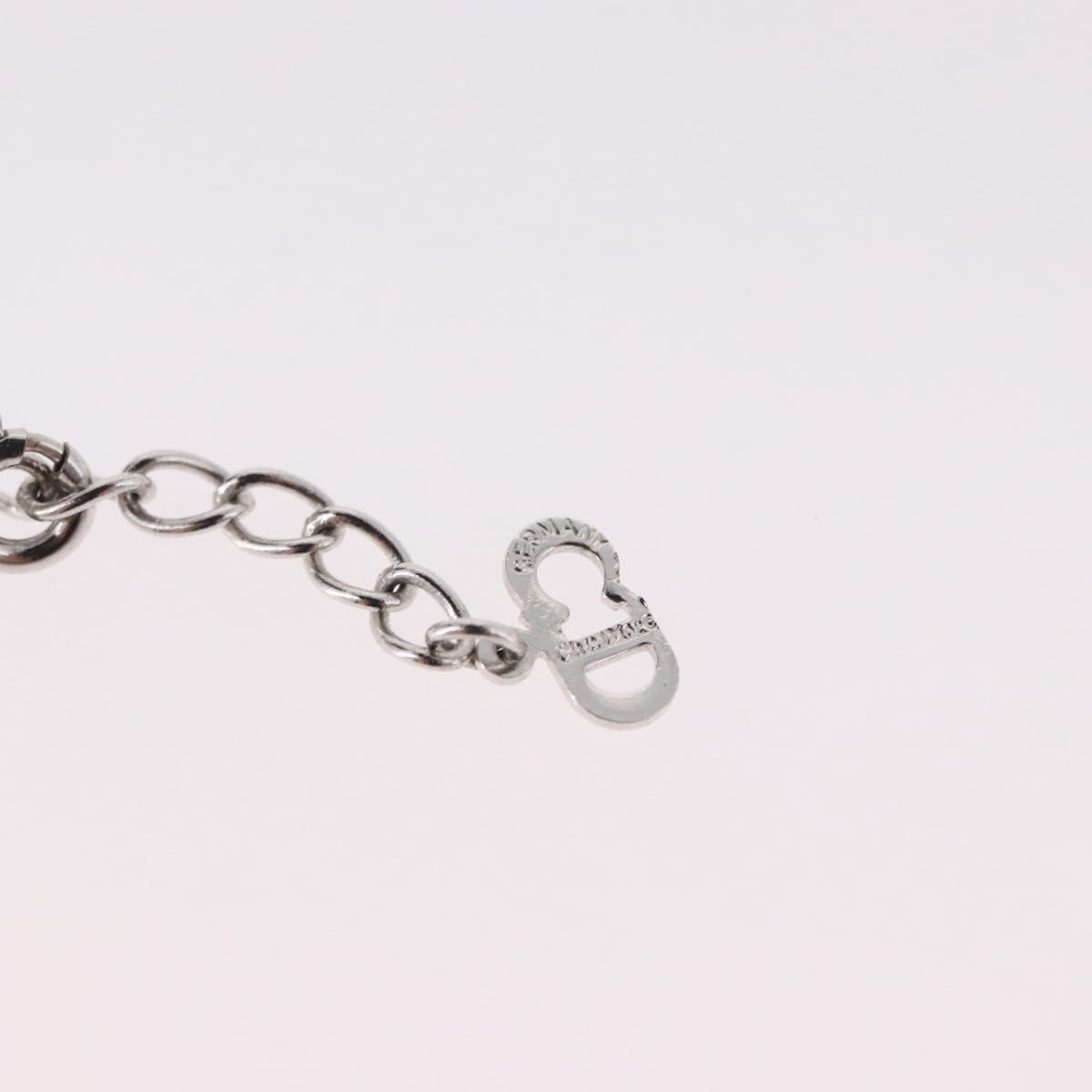 Christian Dior Vintage Circle Pendant Metal Silver Metal Necklace Jewelry (Pre-Owned)