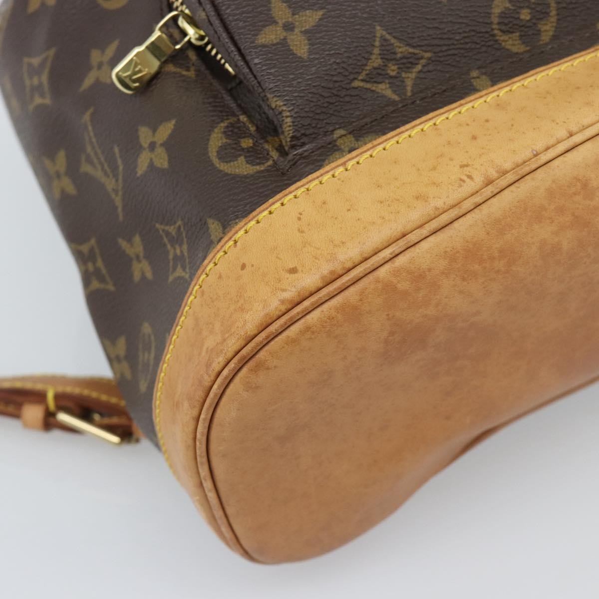 Louis Vuitton Vintage Montsouris Monogram Canvas Brown Canvas Backpack Bag (Pre-Owned)