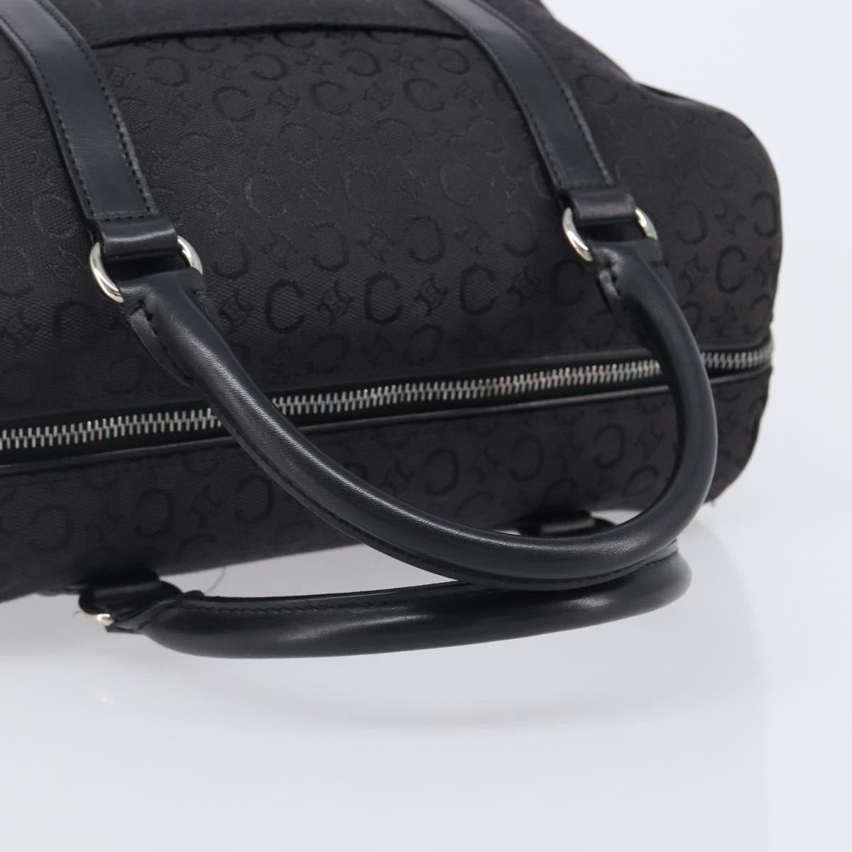 Celine Boston C Macadam Canvas Black Canvas Handbag (Pre-Owned)