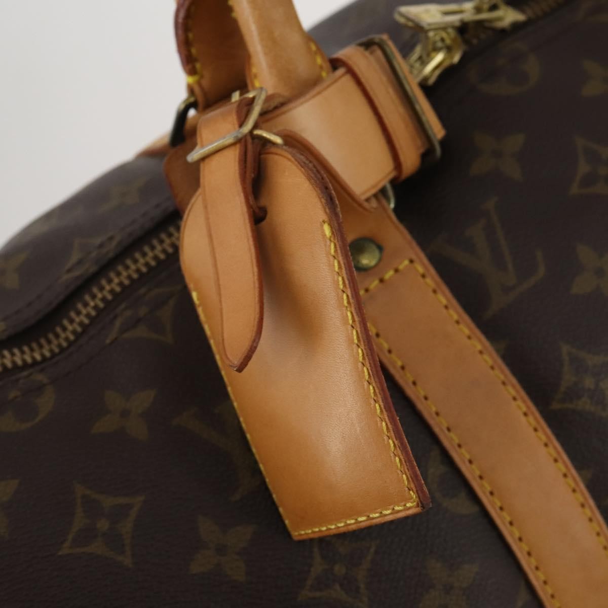Louis Vuitton Keepall Monogram Canvas Brown Canvas Travel Bag Bag (Pre-Owned)