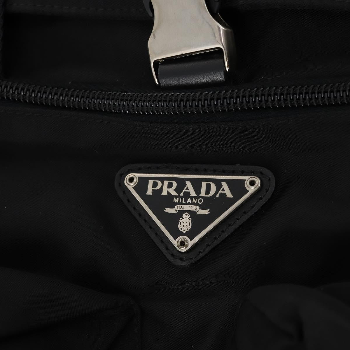 Prada Garment Carrier Tessuto Black Nylon Handbag (Pre-Owned)