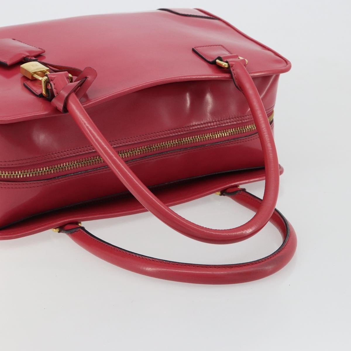 Loewe Amazona Patent Pink Patent_Leather Handbag (Pre-Owned)