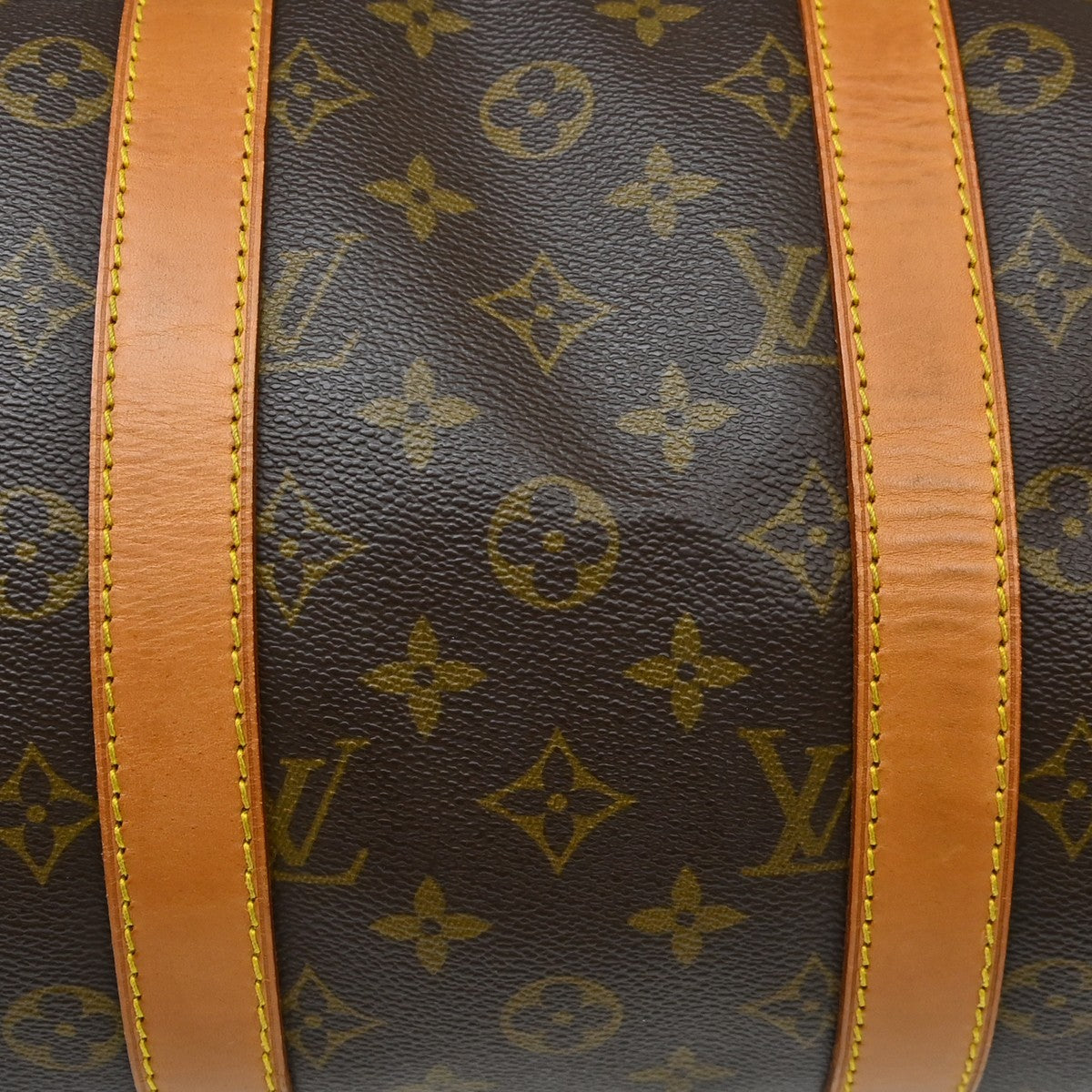 Louis Vuitton Keepall Monogram Brown Canvas Travel Bag Bag (Pre-Owned)