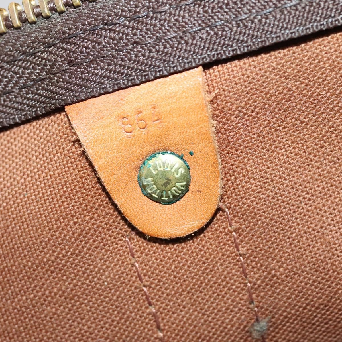 Louis Vuitton Keepall Monogram Canvas Brown Canvas Travel Bag Bag (Pre-Owned)