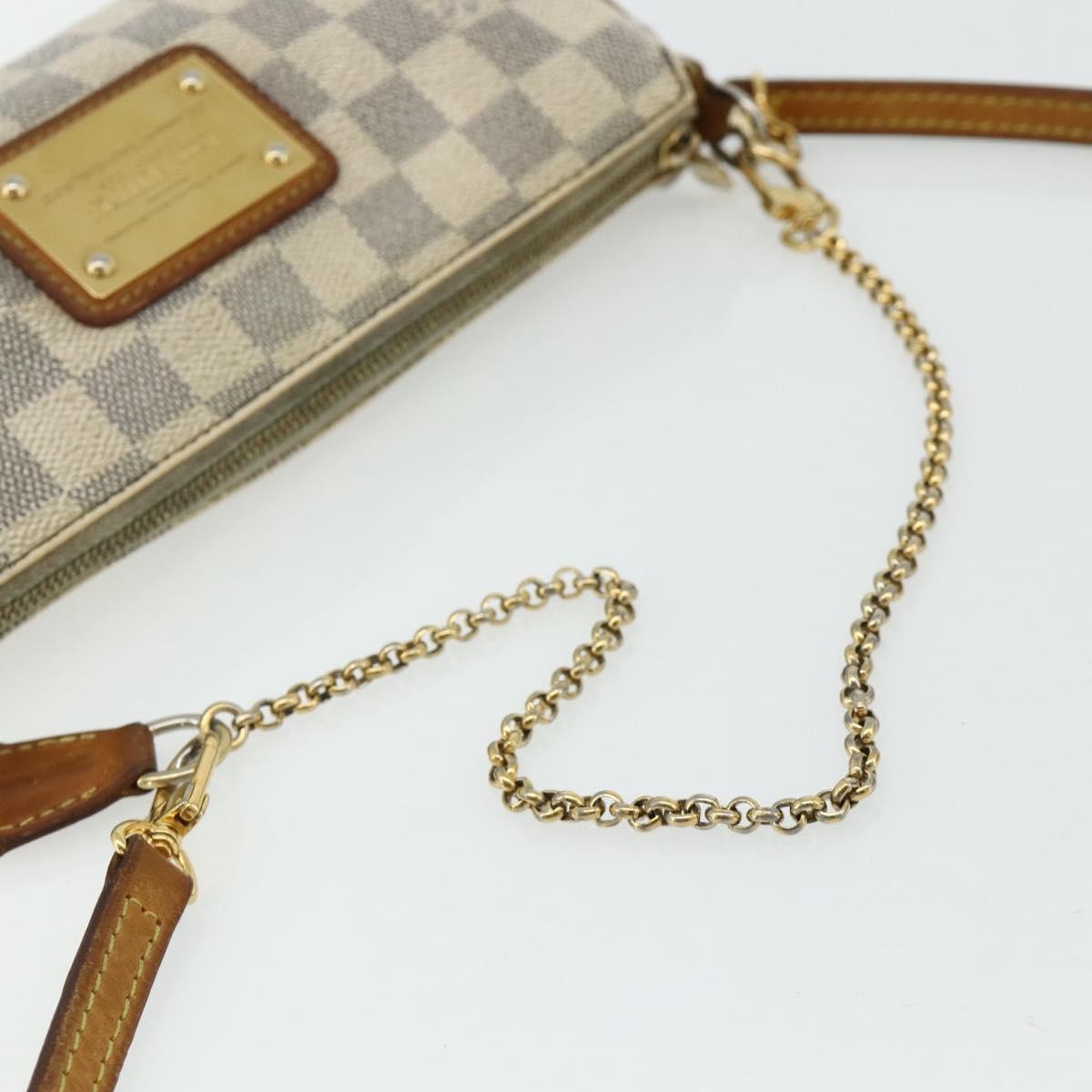Louis Vuitton Eva Damier Beige Canvas Shoulder Bag Bag (Pre-Owned)