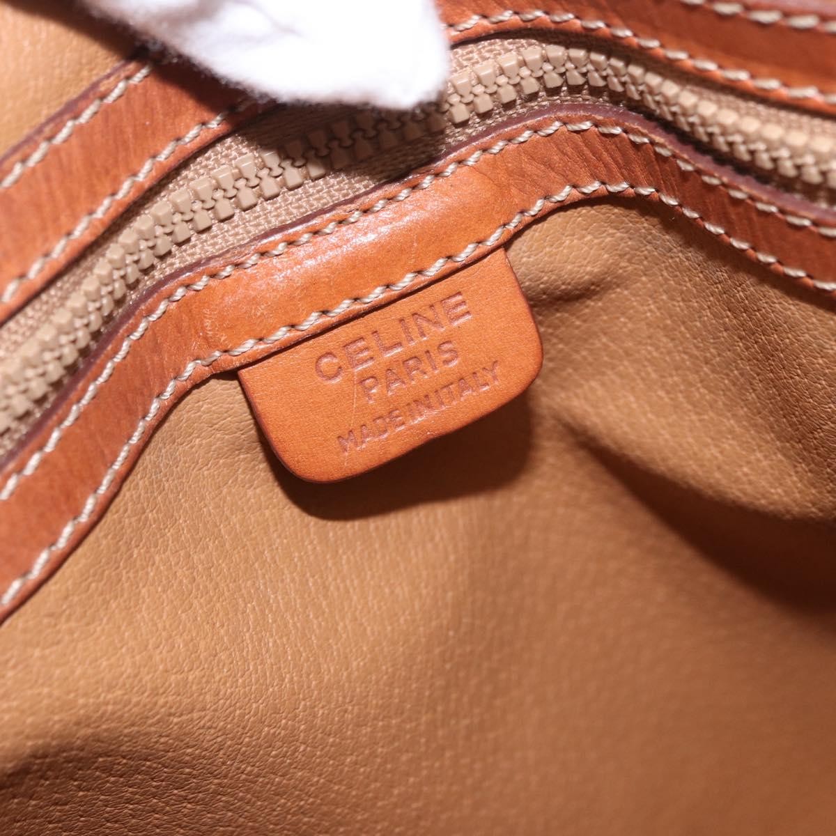 Celine Macadam Leather Brown Pvc Handbag (Pre-Owned)