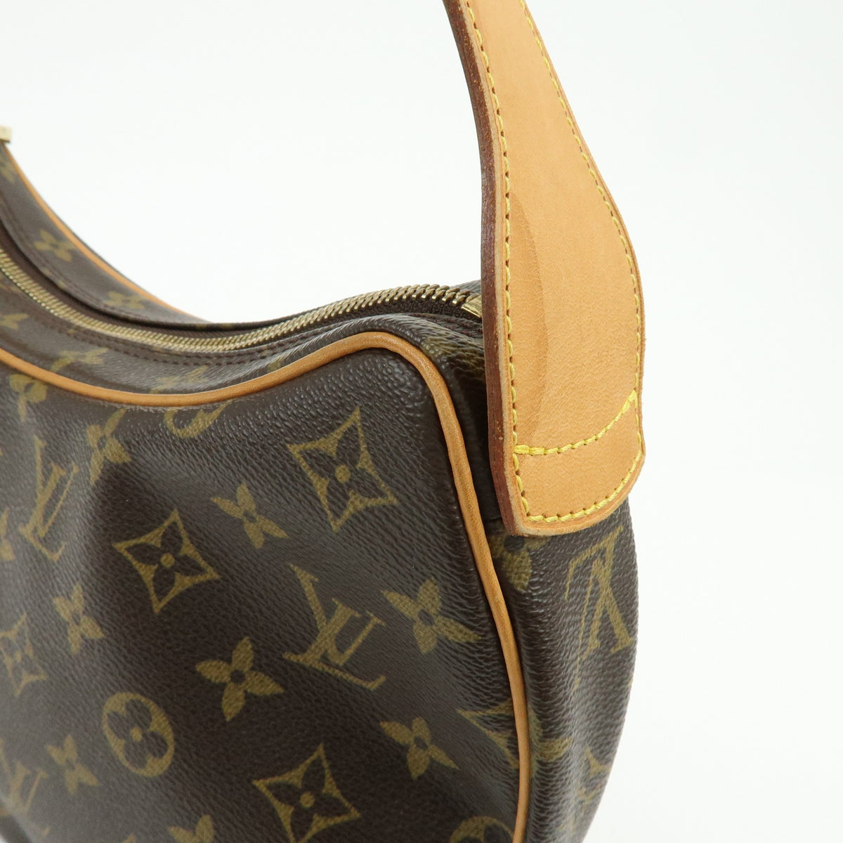 Louis Vuitton Croissant Monogram Canvas Brown Canvas Handbag (Pre-Owned)