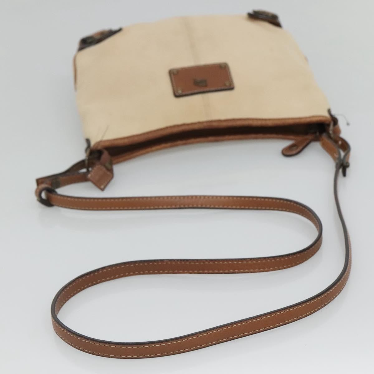 Burberry Blue Label Canvas Beige Canvas Shoulder Bag Bag (Pre-Owned)
