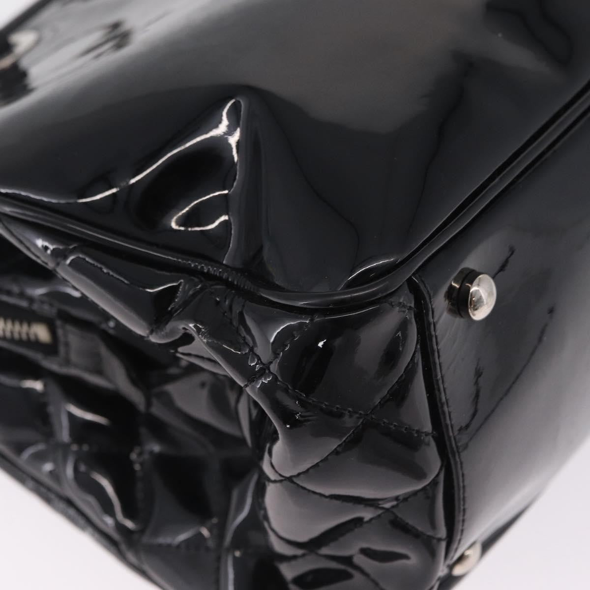 Chanel Lipstick Open Patent Vinyl Black Patent_Leather Tote Bag Bag (Pre-Owned)