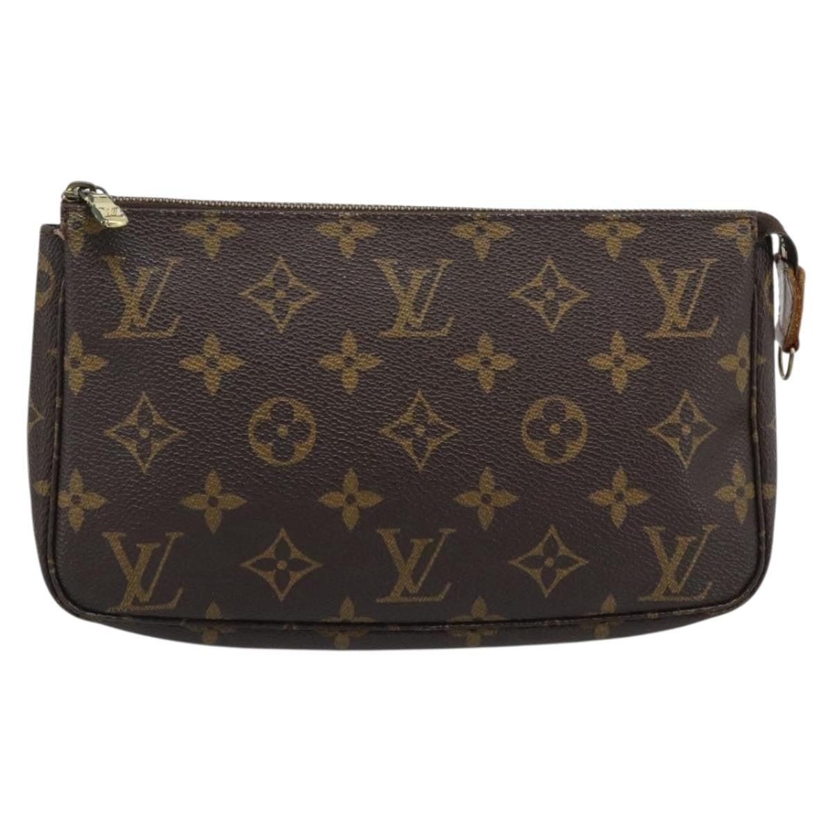Louis Vuitton Pochette Accessoires Monogram Brown Canvas Clutche & Pouche Bag (Pre-Owned)