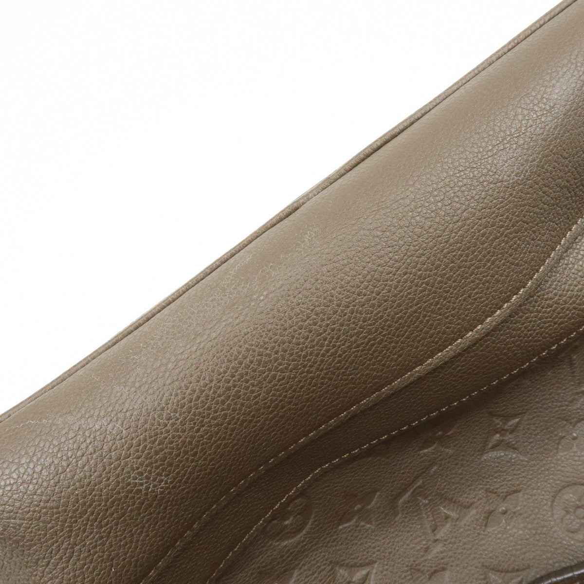 Louis Vuitton Citadine Monogram Empreinte Leather Brown Leather Handbag (Pre-Owned)
