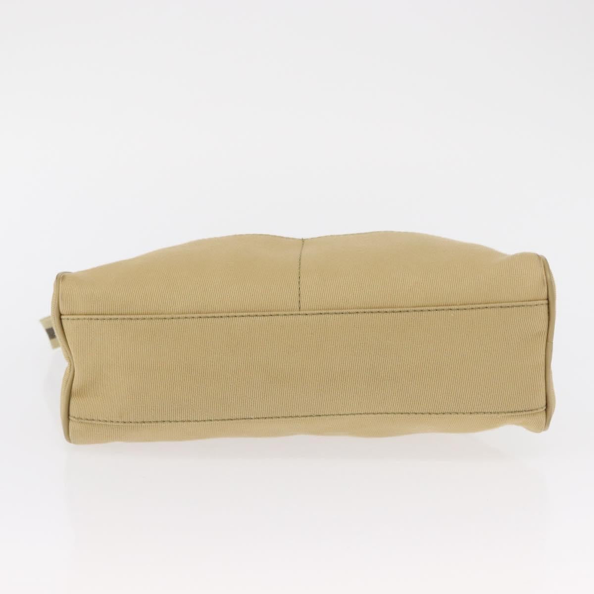 Gucci Vintage Canvas Beige Canvas Shoulder Bag Bag (Pre-Owned)