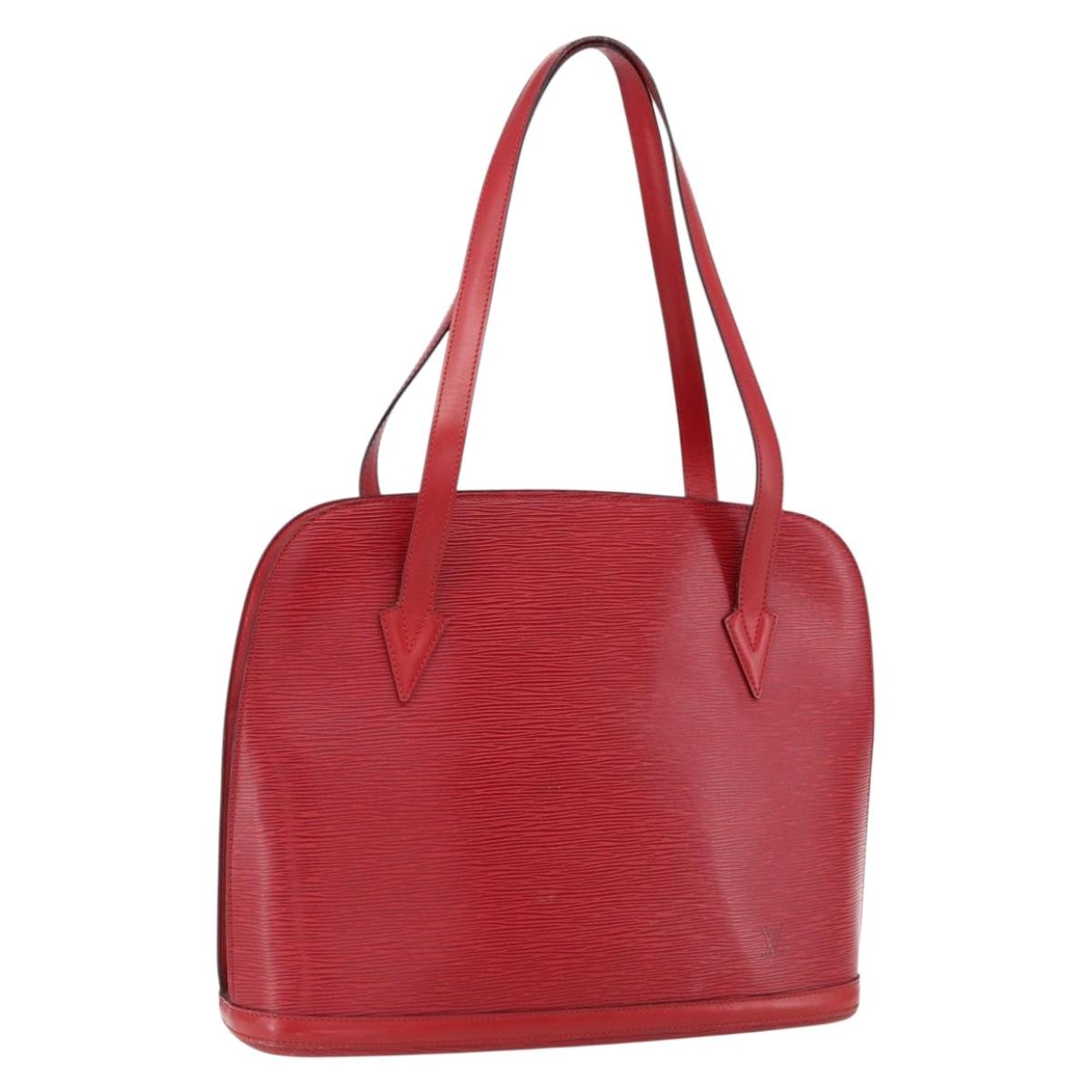 Louis Vuitton Lussac Epi Leather Red Leather Shoulder Bag Bag (Pre-Owned)