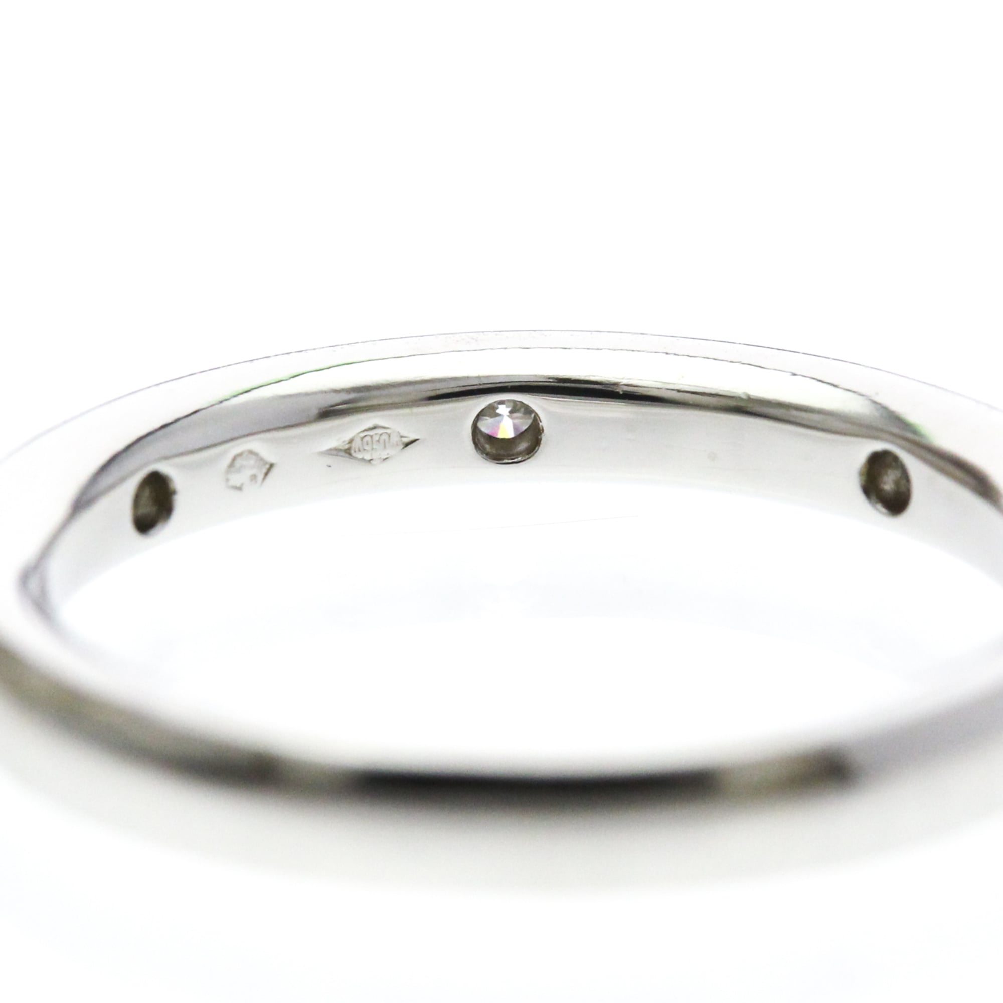 Van Cleef & Arpels Tendrement Wedding Band Platinum Silver Platinum Ring Jewelry (Pre-Owned)