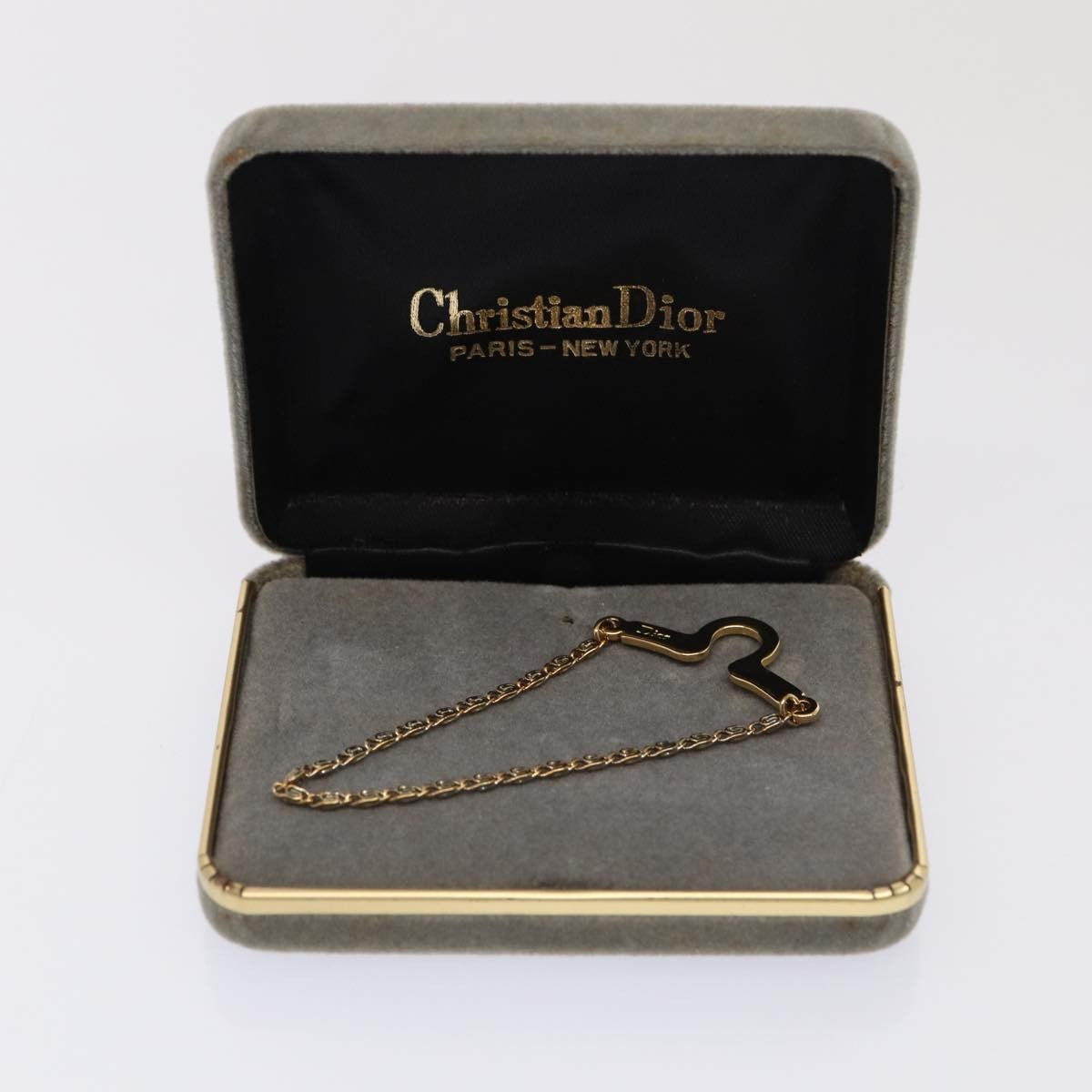 Christian Dior Cd Pendant Metal Gold Gold_Plated Necklace Jewelry (Pre-Owned)