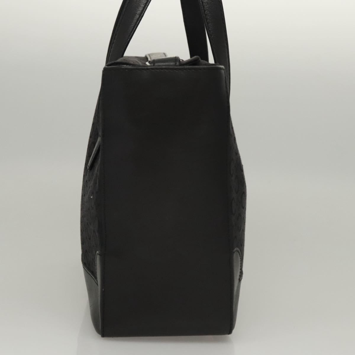 Celine C Macadam Canvas Black Canvas Handbag (Pre-Owned)