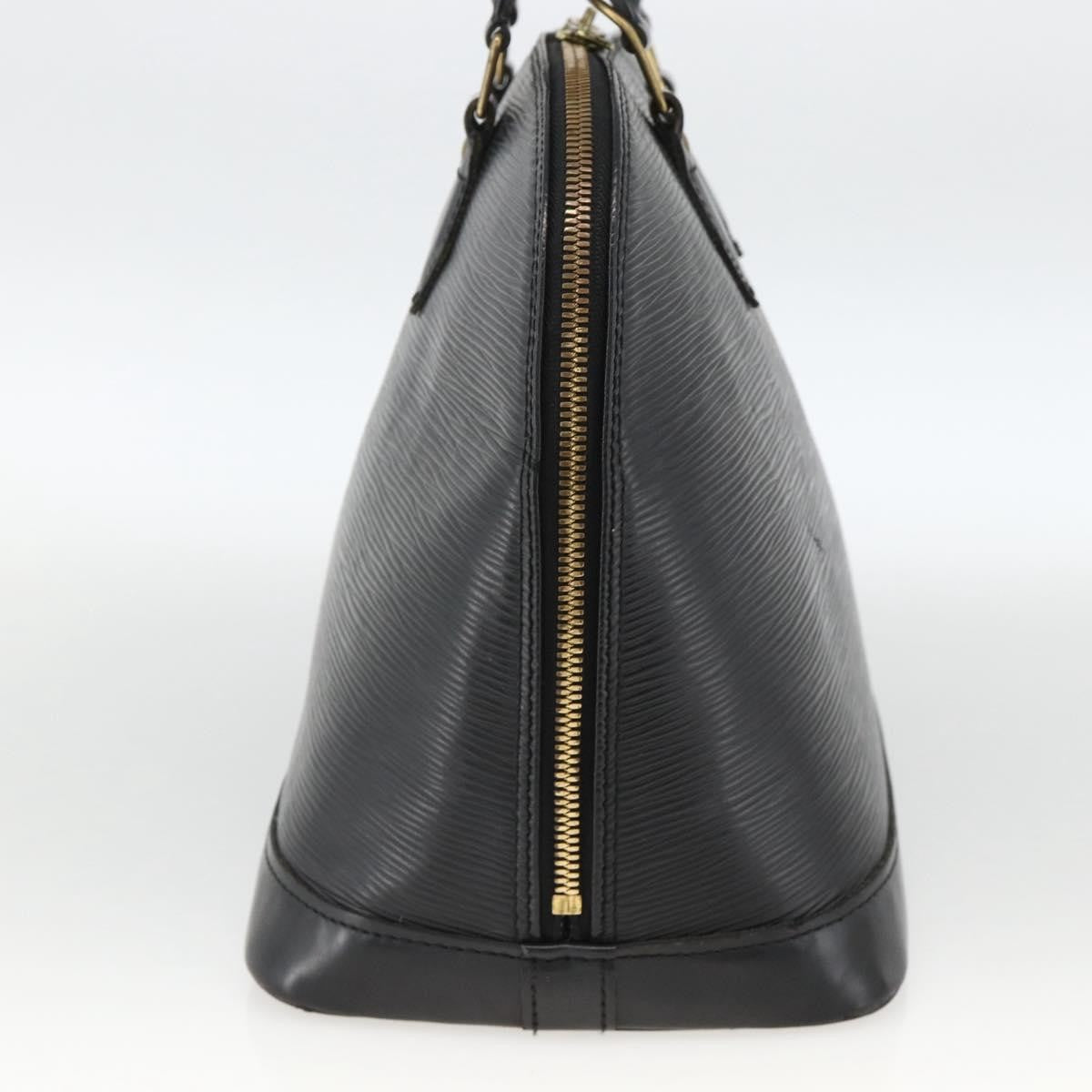 Louis Vuitton Alma Epi Leather Black Leather Handbag (Pre-Owned)