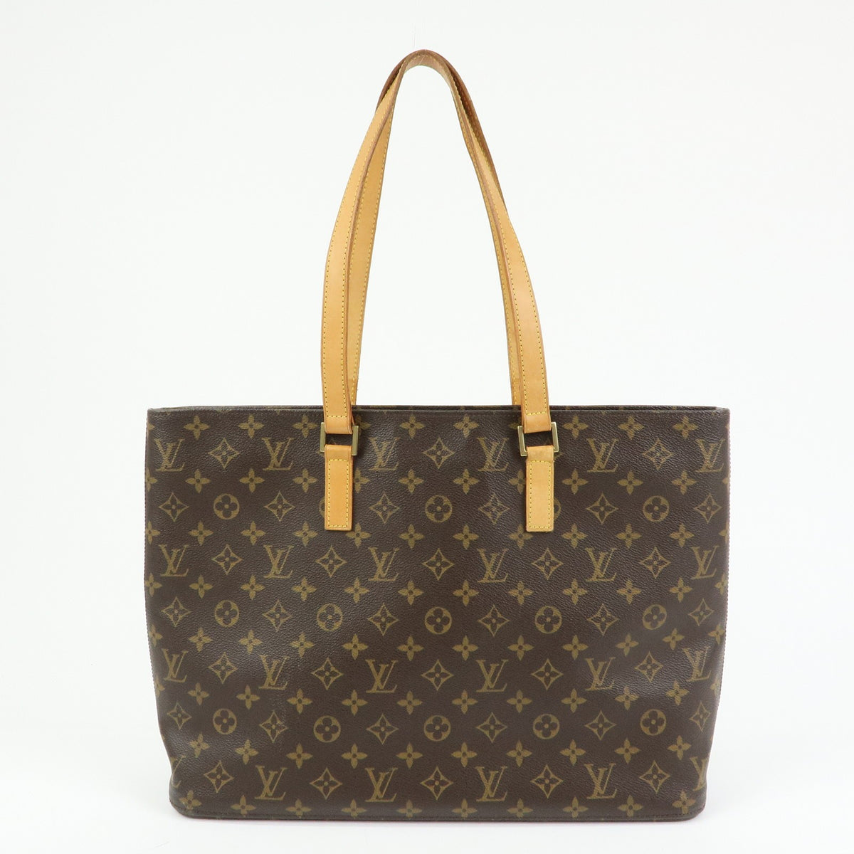 Louis Vuitton Luco Monogram Canvas Brown Canvas Handbag (Pre-Owned)