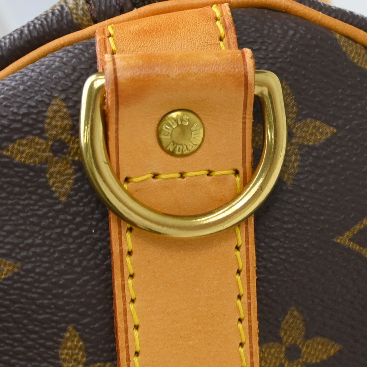 Louis Vuitton Keepall Bandouliere Monogram Canvas Brown Canvas Travel Bag Bag (Pre-Owned)