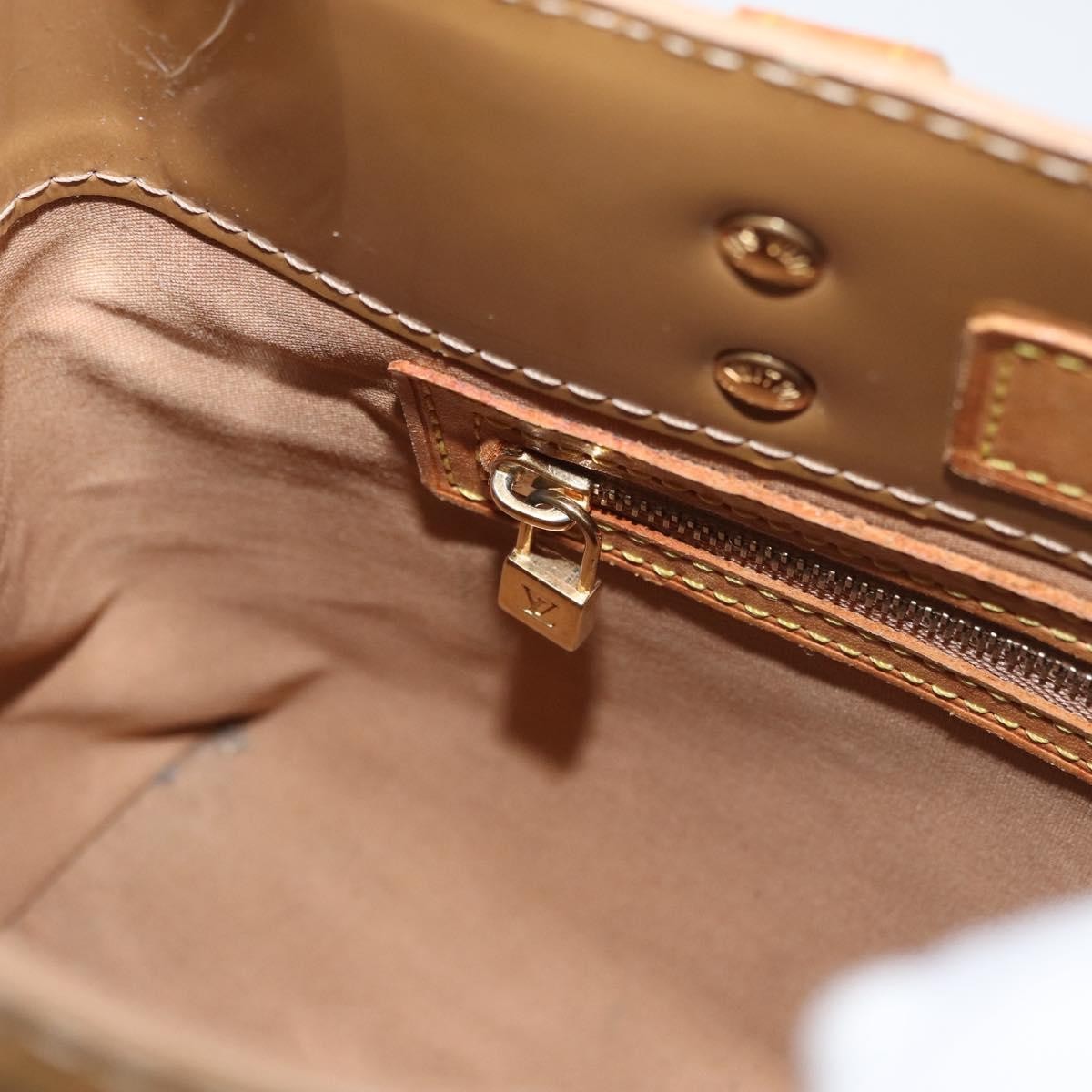 Louis Vuitton Reade Monogram Vernis Brown Patent_Leather Handbag (Pre-Owned)