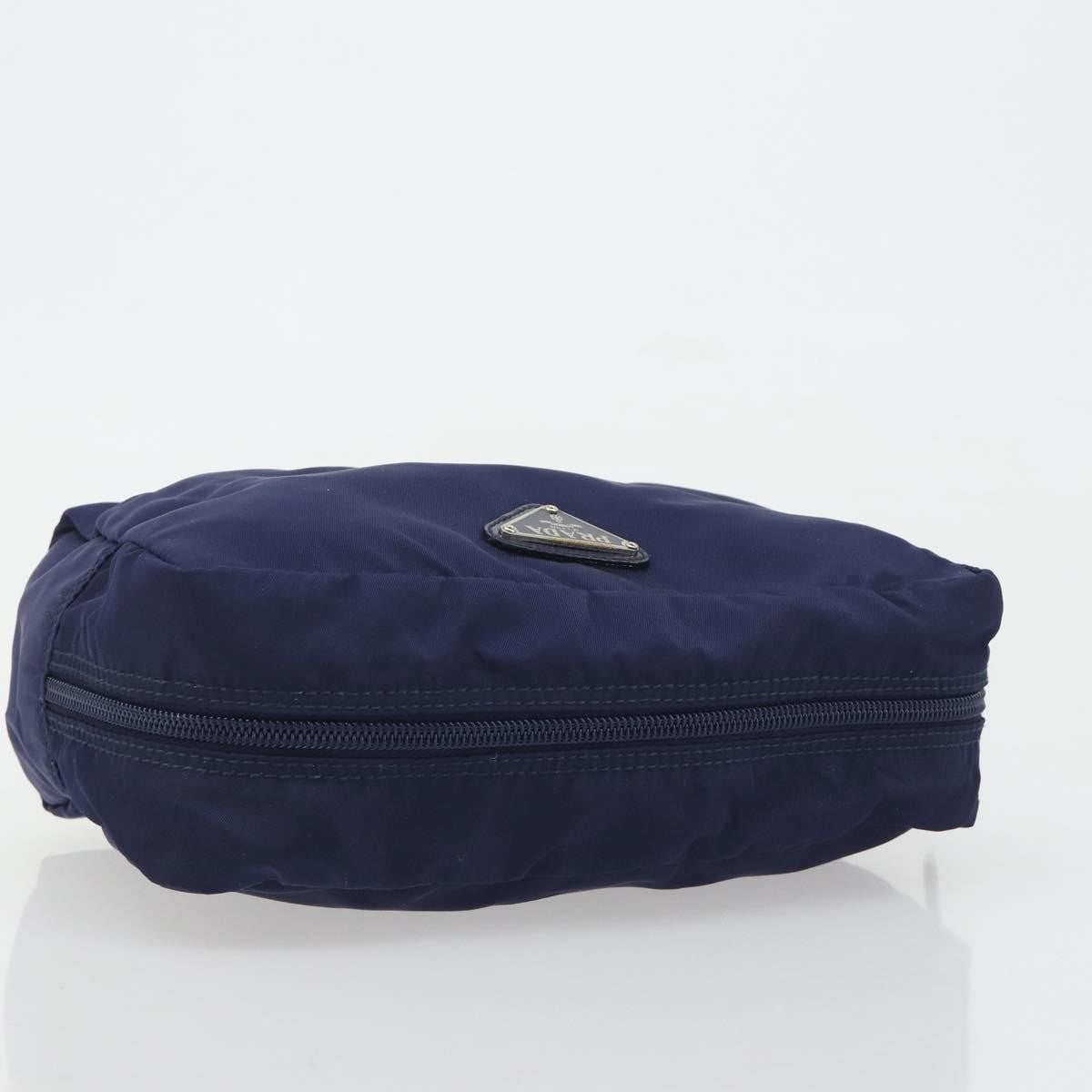 Prada Pouch Nylon Navy Nylon Clutche & Pouche Bag (Pre-Owned)