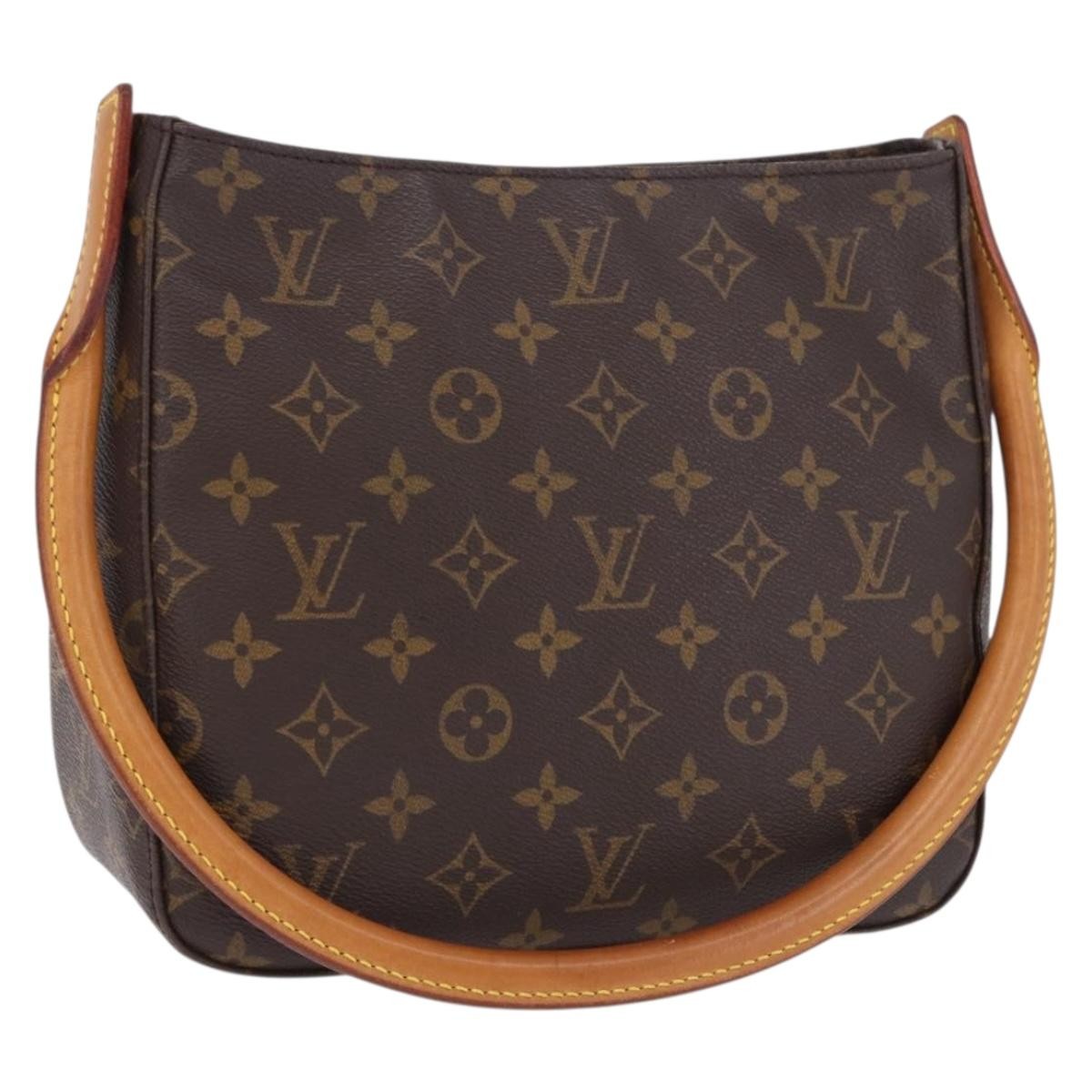 Louis Vuitton Looping Monogram Canvas Brown Canvas Handbag (Pre-Owned)