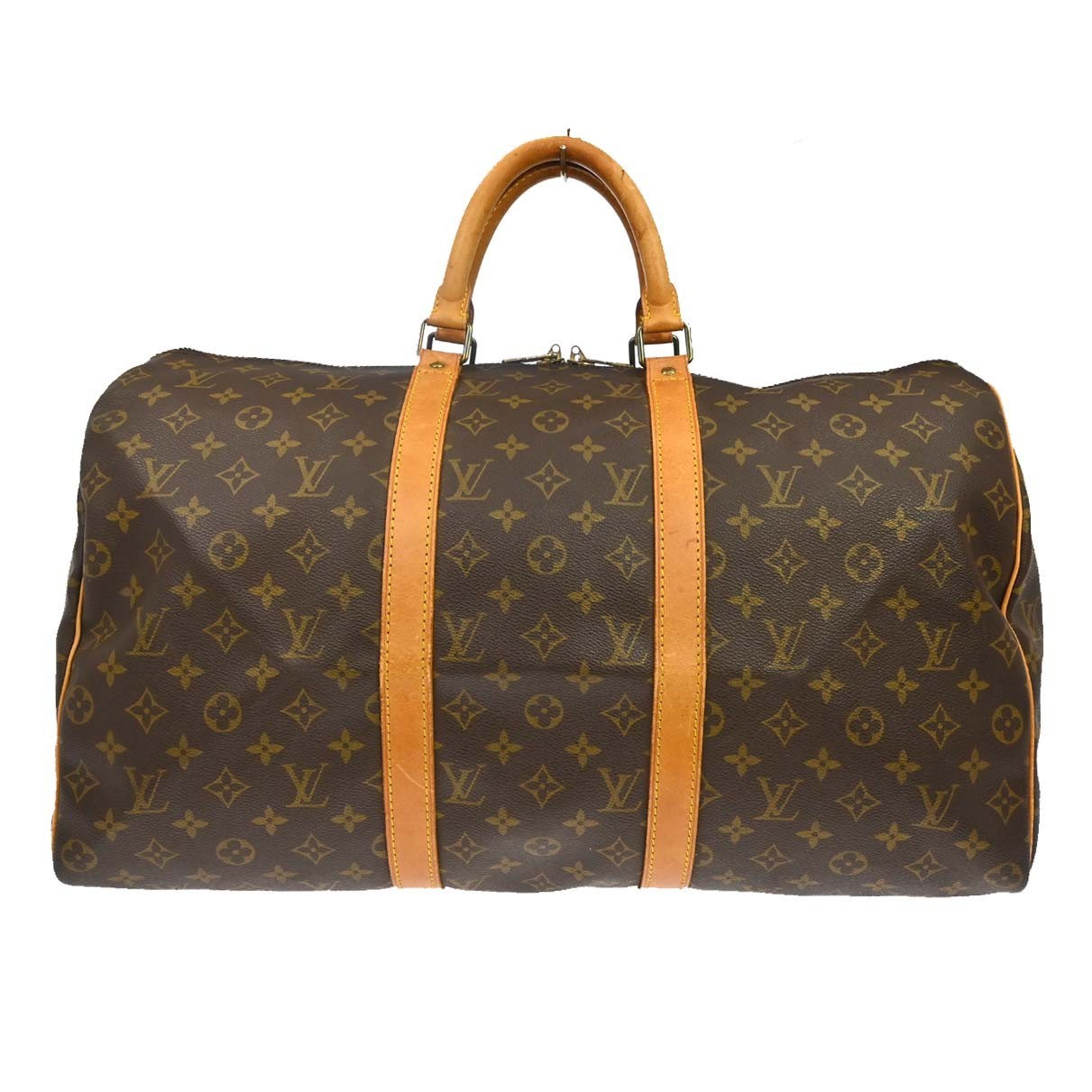 Louis Vuitton Keepall Monogram Canvas Brown Canvas Travel Bag Bag (Pre-Owned)