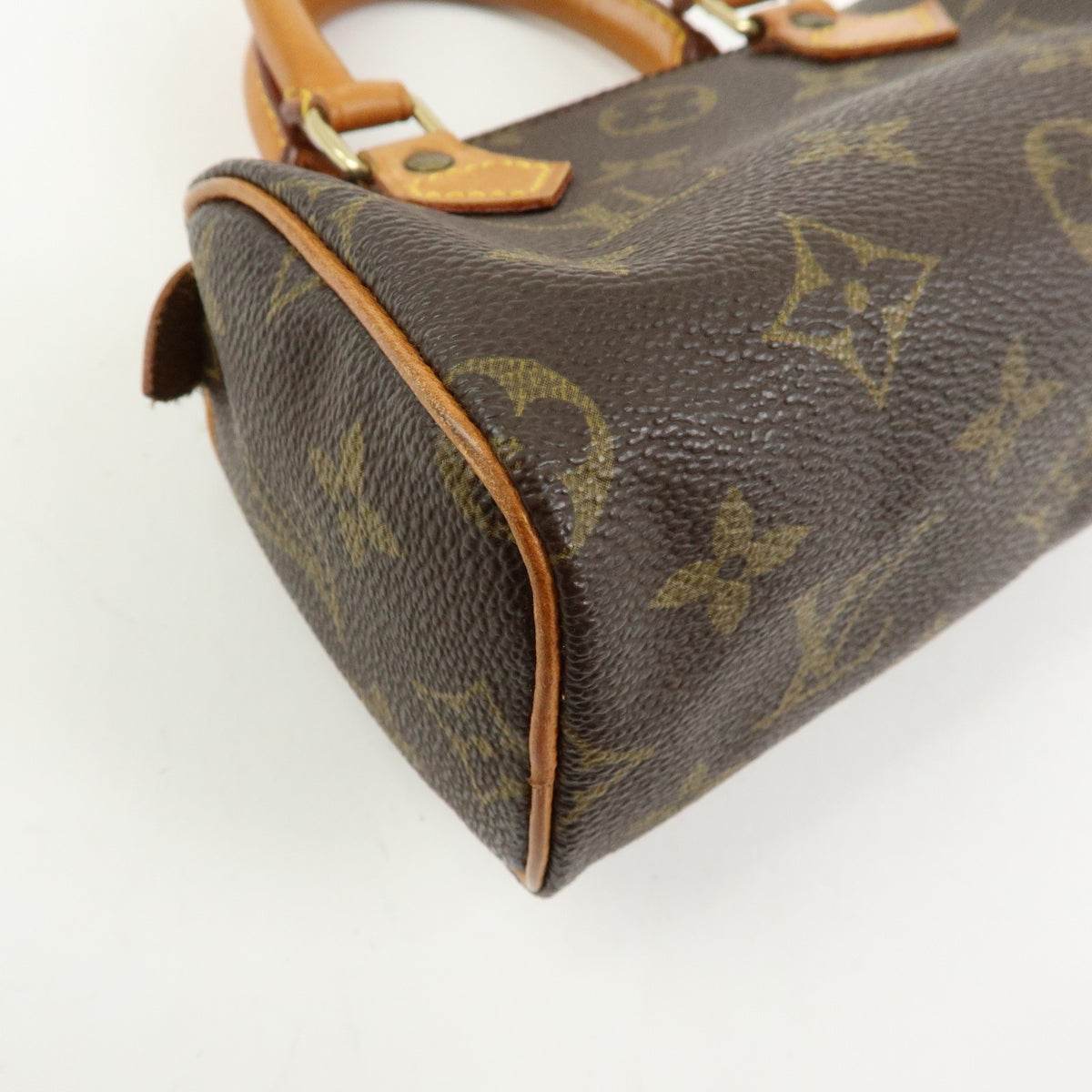 Louis Vuitton Speedy Mini Hl Monogram Canvas Brown Canvas Handbag (Pre-Owned)