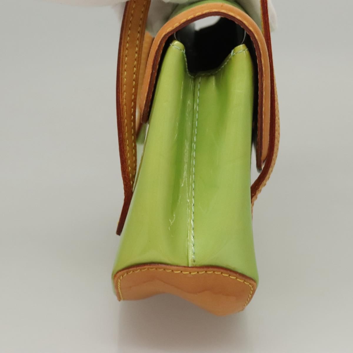 Louis Vuitton Biscayne Bay Monogram Vernis Green Patent_Leather Shoulder Bag Bag (Pre-Owned)