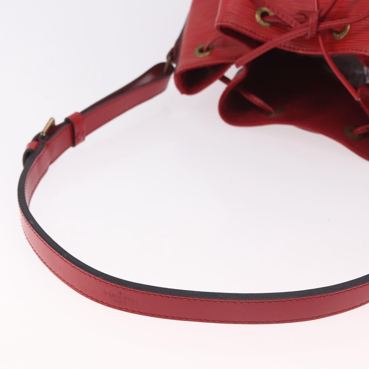 Louis Vuitton Petit Noe Epi Leather Red Leather Shoulder Bag Bag (Pre-Owned)