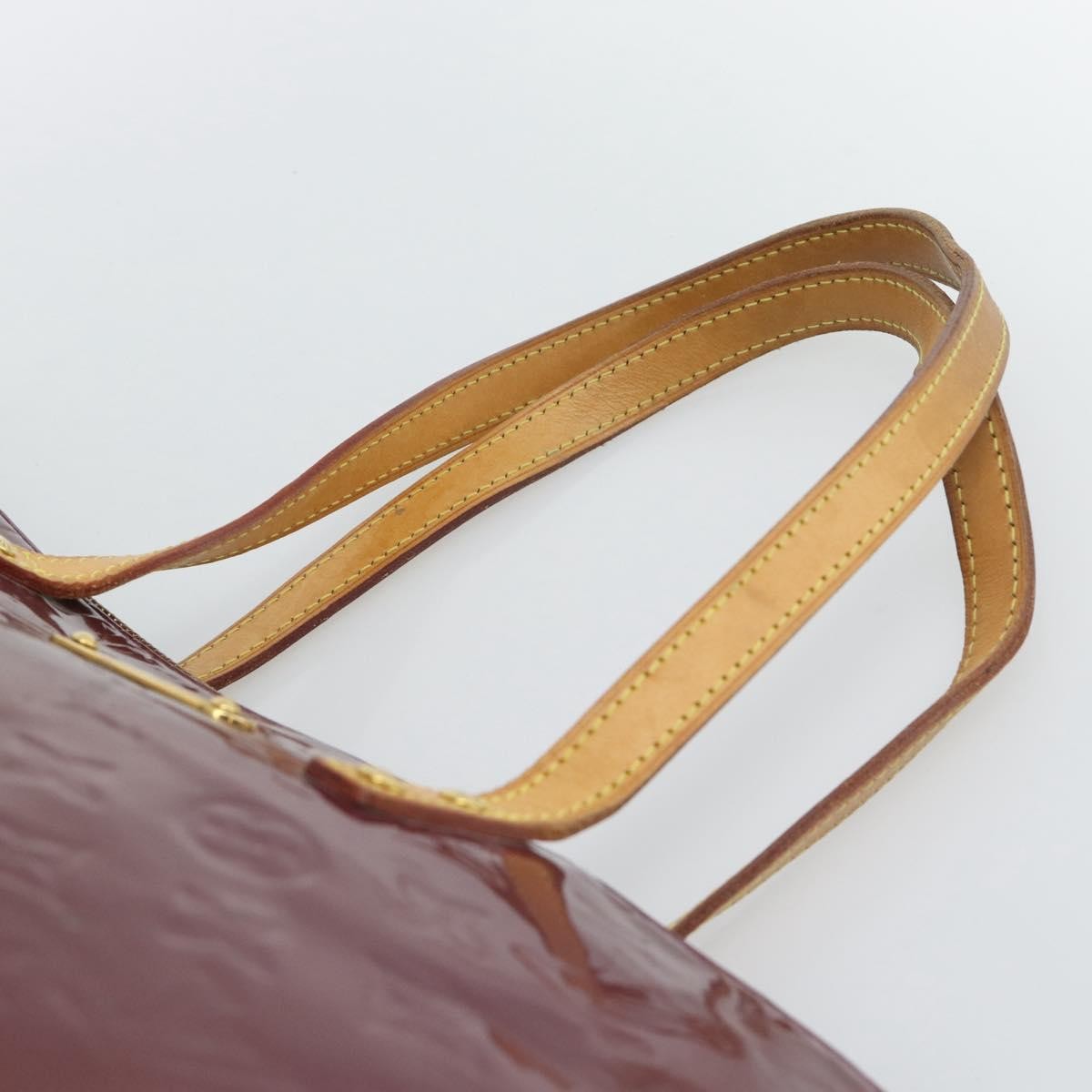 Louis Vuitton Bellevue Monogram Vernis Purple Patent_Leather Tote Bag Bag (Pre-Owned)