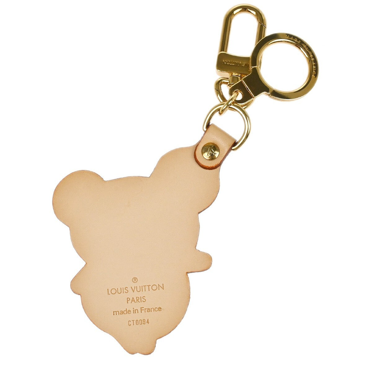 Louis Vuitton Murakami Panda Bag Charm And Keychain Vachetta Leather Beige Leather Charms And Keychains Accessory (Pre-Owned)