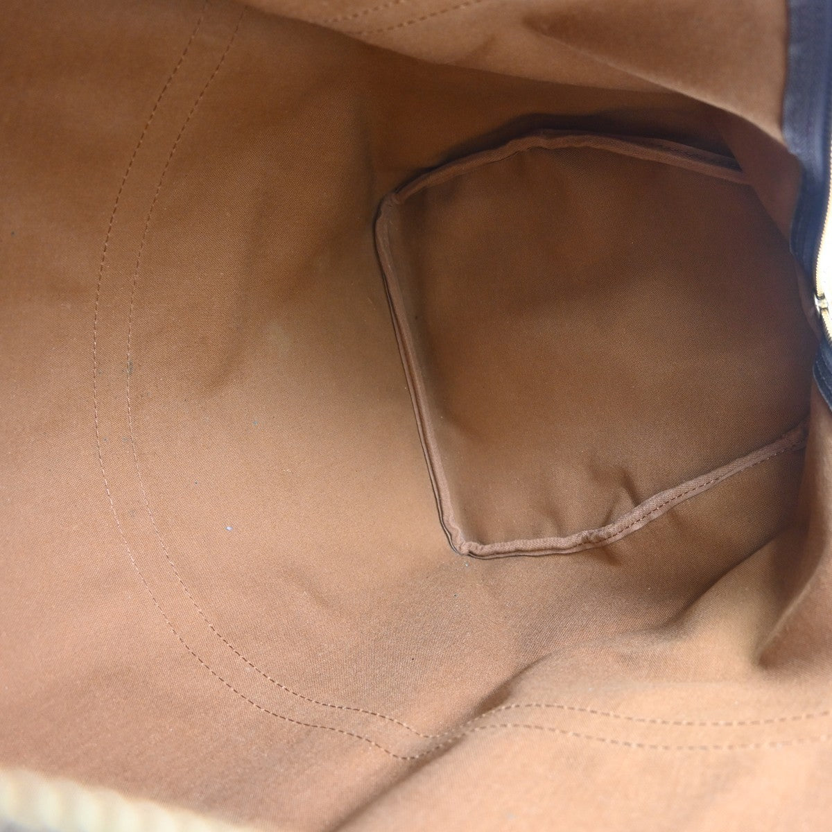 Louis Vuitton Keepall Canvas Brown Canvas Travel Bag Bag (Pre-Owned)