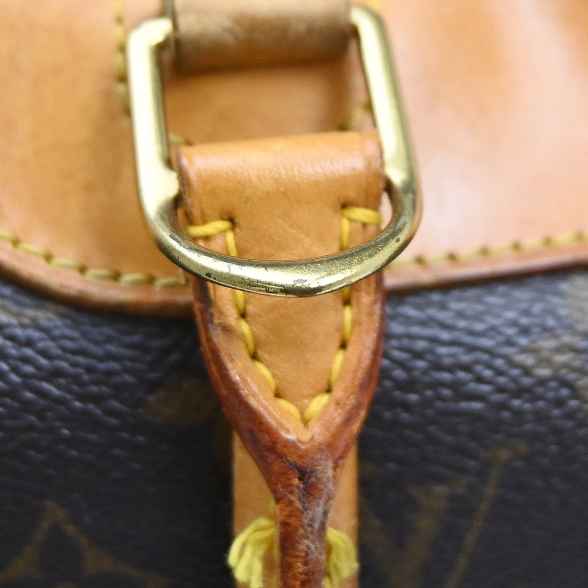 Louis Vuitton Deauville Monogram Brown Canvas Handbag (Pre-Owned)