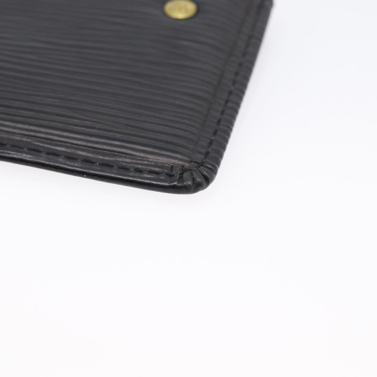 Louis Vuitton Pochette Clés Epi Black Leather Wallets Accessory (Pre-Owned)