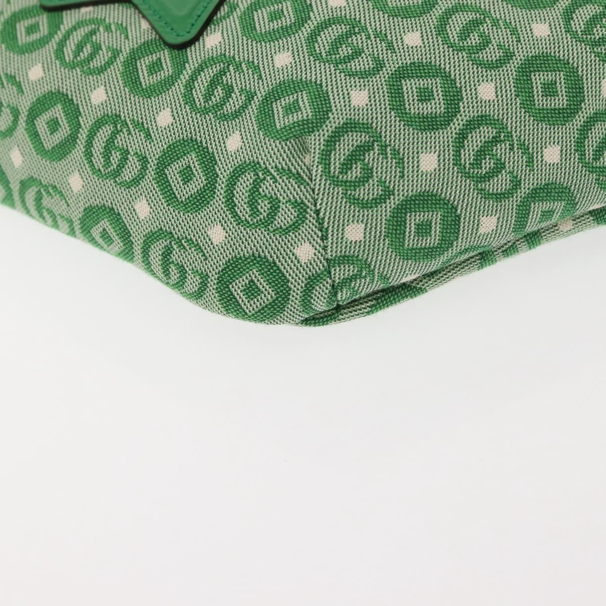 Gucci Waist Pouch Belt Gg Canvas And Leather Green Canvas Clutche & Pouche Bag (Pre-Owned)