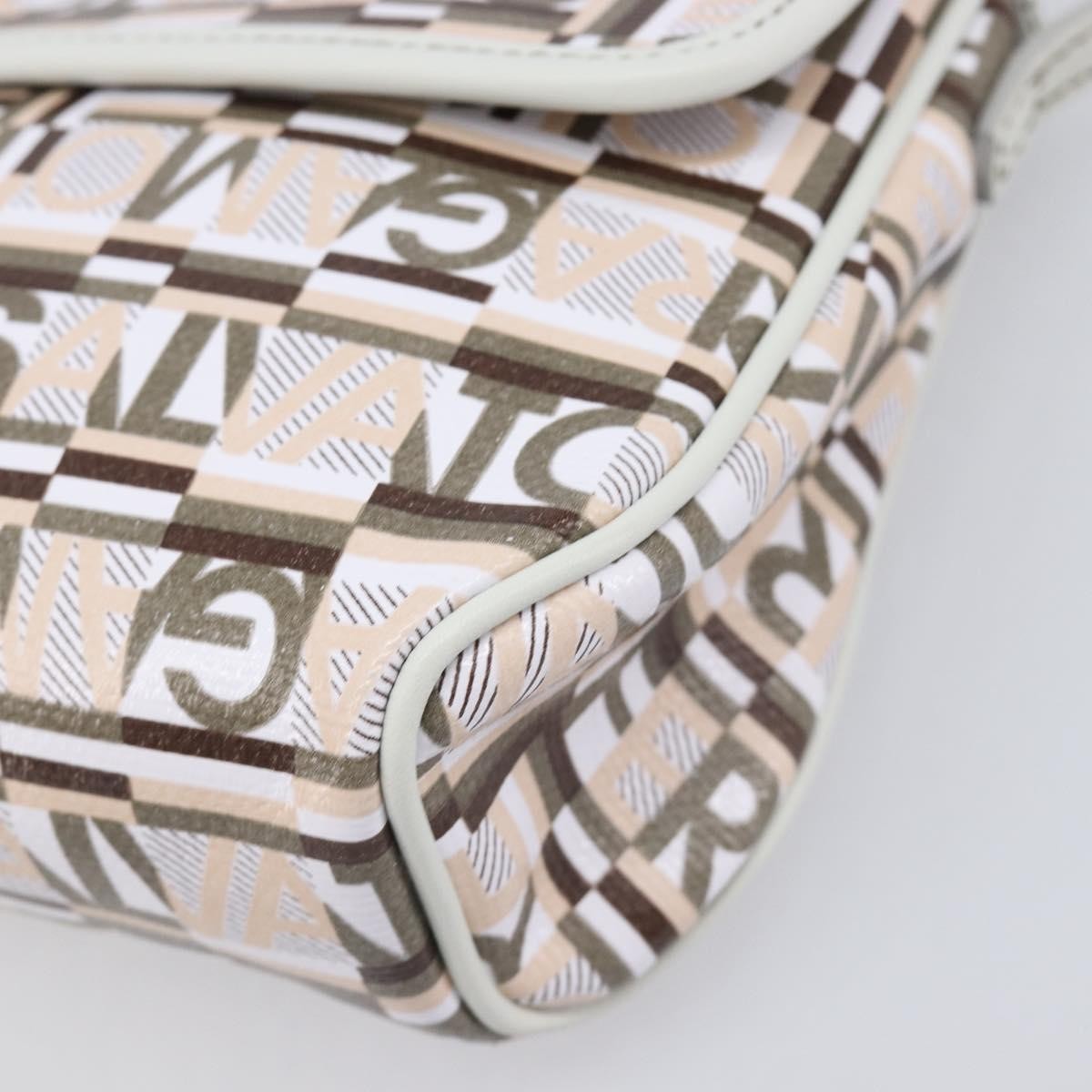 Salvatore Ferragamo Vintage Clutch Canvas Multicolour Canvas Clutche & Pouche Bag (Pre-Owned)