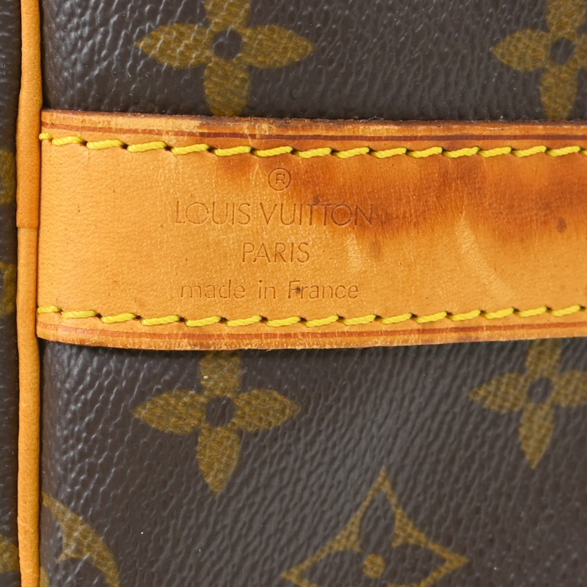 Louis Vuitton Keepall Bandouliere Monogram Canvas Brown Canvas Travel Bag Bag (Pre-Owned)
