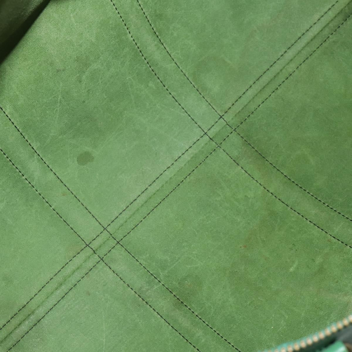 Louis Vuitton Keepall Epi Leather Green Leather Travel Bag Bag (Pre-Owned)