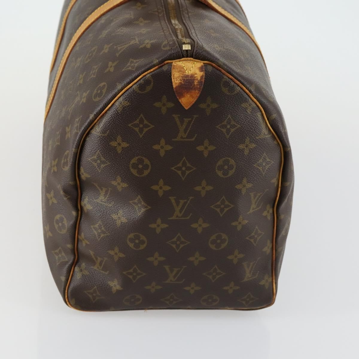 Louis Vuitton Keepall Monogram Canvas Brown Canvas Travel Bag Bag (Pre-Owned)