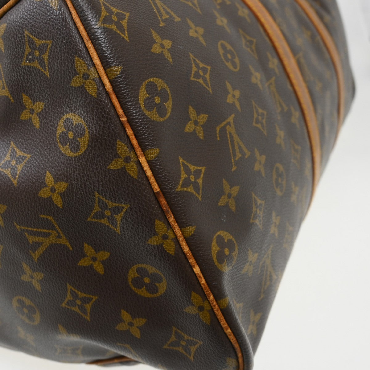 Louis Vuitton Keepall Monogram Canvas Brown Canvas Travel Bag Bag (Pre-Owned)