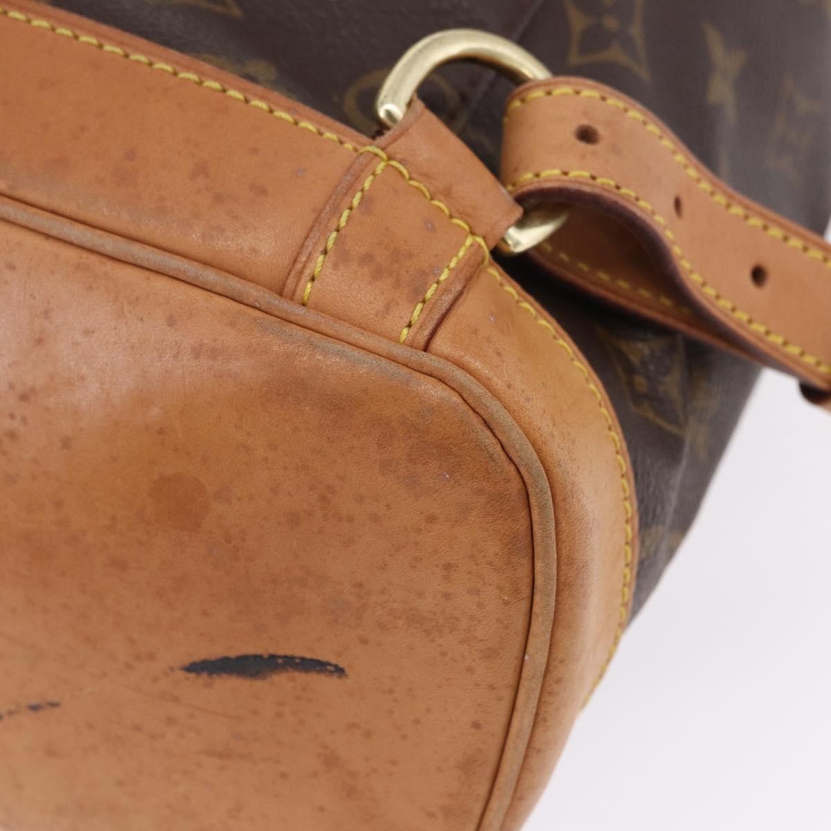 Louis Vuitton Vintage Montsouris Monogram Canvas Brown Canvas Backpack Bag (Pre-Owned)