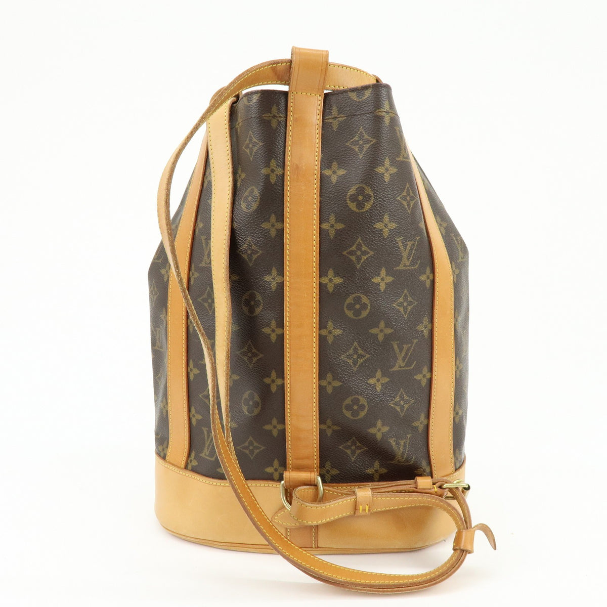 Louis Vuitton Randonnee Monogram Canvas Brown Canvas Backpack Bag (Pre-Owned)