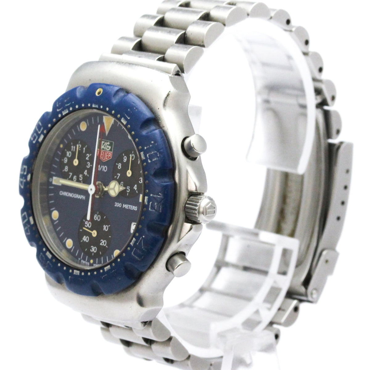 Tag Heuer Formula 1 Chronograph Quartz Stainless Steel And Ceramic Watch (Pre-Owned)