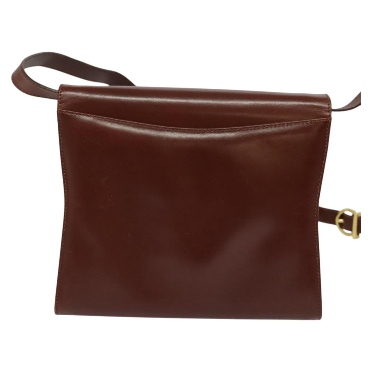 Salvatore Ferragamo Vintage Leather Brown Leather Shoulder Bag Bag (Pre-Owned)